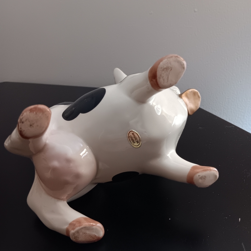 Farmhouse Cow And Chicken Teapot or Creamer Pot Server. - Picture 8 of 11